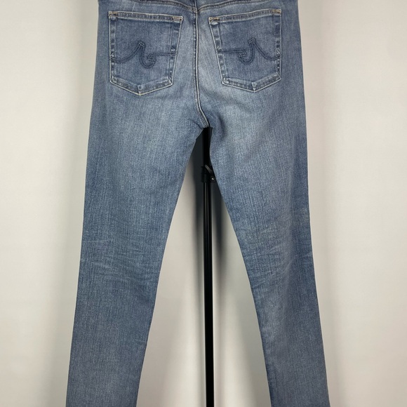 AG‎ Adriano Goldschmied Light Blue Prima Cigarette Ankle Jeans - Picture 4 of 8